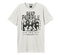 Amplified Men's 1972 Deep Purple T-Shirt in White | Size: 2XL Amplified White 2XL
