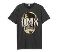 Amplified Men's 3D Skull DMX T-Shirt in Charcoal | Size: Medium Amplified Charcoal M