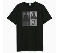 Amplified Men's 4 Faces Kings Of Leon T-Shirt in Black | Size: Medium Amplified Black M