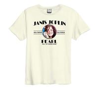 Amplified Men's 50th Anniversary Janis Joplin T-Shirt in White | Size: 3XL Amplified White 3XL