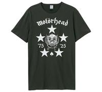 Amplified Men's 50th Motorhead Stars T-Shirt in Charcoal | Size: 2XL Amplified Charcoal 2XL