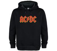 Amplified Men's AC DC Logo Hoodie in Black | Size: Medium Amplified Black M