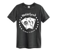 Amplified Men's Ace Cards Motorhead T-Shirt in Charcoal | Size: XS Amplified Charcoal XS