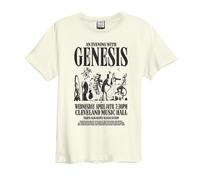 Amplified Men's An Evening With Genesis T-Shirt in White | Size: Large Amplified White L