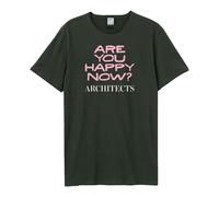Amplified Men's Are You Happy Now Architects T-Shirt in Charcoal | Size: Medium Amplified Charcoal M