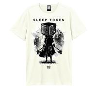 Amplified Men's Axe Samarui Sleep Token T-Shirt in White | Size: Large Amplified White L
