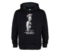 Amplified Men's Beautiful Trauma P nk Hoodie in Black | Size: Small Amplified Black S