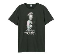 Amplified Men's Beautiful Trauma P nk T-Shirt in Charcoal | Size: Medium Amplified Charcoal M