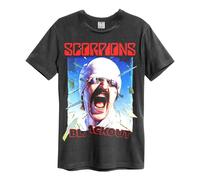 Amplified Men's Blackout Scorpions T-Shirt in Charcoal | Size: Medium Amplified Charcoal M