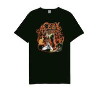 Amplified Men's Blizzard Of Halloween Ozzy Osbourne T-Shirt in Black | Size: XL Amplified Black XL