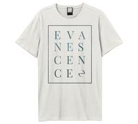 Amplified Men's Block Evanescence T-Shirt in White | Size: 3XL Amplified White 3XL