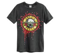 Amplified Men's Bloody Bullet Guns N Roses T-Shirt in Charcoal | Size: XL Amplified Charcoal XL