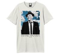 Amplified Men's Blue Skies Frank Sinatra T-Shirt in White | Size: 3XL Amplified White 3XL