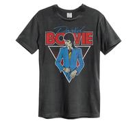 Amplified Unisex Adult Bootleg David Bowie T-Shirt / N/A N/A GD1365
