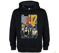 Amplified Men's Bullet The Blue Sky U2 Hoodie in Black | Size: Large Amplified Black L