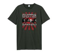 Amplified Men's Burst Led Zeppelin T-Shirt in Charcoal | Size: 3XL Amplified Charcoal 3XL