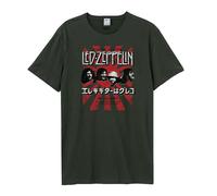 Amplified Men's Burst Led Zeppelin T-Shirt in Charcoal | Size: Medium Amplified Charcoal M