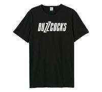 Amplified Men's Buzzcocks Logo T-Shirt in Black | Size: Large Amplified Black L