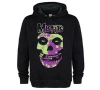 Amplified Men's Camo Skull Misfits Hoodie in Black | Size: Medium Amplified Black M