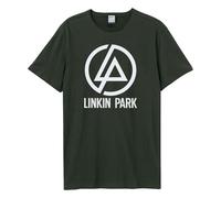 Amplified Men's Circle Logo Linkin Park T-Shirt in Charcoal | Size: Large Amplified Charcoal L