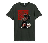 Amplified Men's Crate Run DMC T-Shirt in Charcoal | Size: Large Amplified Charcoal L