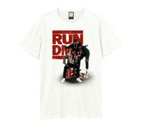 Amplified Men's Crate Run DMC T-Shirt in White | Size: XS Amplified White XS