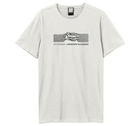 Amplified Men's Cropped Pulse Joy Division T-Shirt in White | Size: 2XL Amplified White 2XL