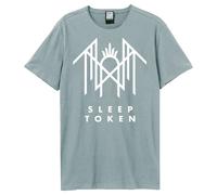 Amplified Men's Crystalina Logo Sleep Token T-Shirt in Pale Blue | Size: Medium Amplified Pale Blue M