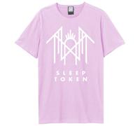Amplified Men's Crystalina Logo Sleep Token T-Shirt in Pink | Size: XL Amplified Pink XL