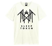 Amplified Men's Crystalina Logo Sleep Token T-Shirt in White | Size: Medium Amplified White M