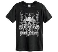 Amplified Men's Dancing Skulls Black Sabbath T-Shirt | Size: XL Amplified Black XL
