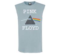 Amplified Men's Dark Side Of The Moon Pink Floyd Sleeveless Tank Top in Pale Blue | Size: Medium Amplified Pale Blue M