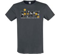 Amplified Men's Discs Disco T-Shirt in Charcoal | Size: 2XL Amplified Charcoal 2XL