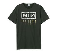 Downward Spiral Nine Inch Nails Logo T-Shirt Amplified Charcoal M
