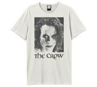 Amplified Men's Draven The Crow T-Shirt in White | Size: Large Amplified White L