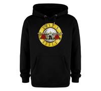 Amplified Men's Drum Guns N Roses Hoodie in Charcoal | Size: Large Amplified Charcoal L