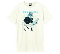 Amplified Men's Ed Sheeran Doodle T-Shirt in White | Size: Small Amplified White S