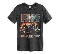 Amplified Men's End Of The Road Kiss T-Shirt in Charcoal | Size: 2XL Amplified Charcoal 2XL