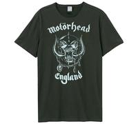 Amplified Men's England Motorhead T-Shirt in Charcoal | Size: 2XL Amplified Charcoal 2XL