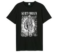 Amplified Men's Etched Out Kurt Kurt Cobain T-Shirt in Black | Size: XL Amplified Black XL