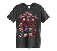 Amplified Men's Evolution The Rolling Stones T-Shirt in Charcoal | Size: XL Amplified Charcoal XL
