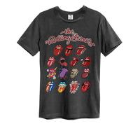 Amplified Men's Evolution The Rolling Stones T-Shirt in Charcoal | Size: XS Amplified Charcoal XS