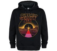 Amplified Men's Eye Of The Moon Queens Of The Stone Age Hoodie in Black | Size: XL Amplified Black XL