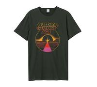 Amplified Men's Eye Of The Moon Queens Of The Stone Age T-Shirt in Charcoal | Size: Large Amplified Charcoal L