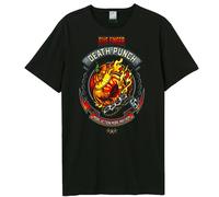 Amplified Men's Fire Five Finger Death Punch Halloween T-Shirt in Black | Size: Medium Amplified Black M