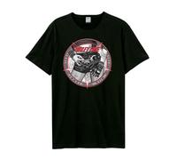 Amplified Men's Fish Nets Motley Crue T-Shirt in Black | Size: 3XL Amplified Black 3XL