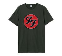 Amplified Men's Foo Fighters Logo T-Shirt in Charcoal | Size: Small Amplified Charcoal S