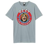 Amplified Men's For President Ozzy Osbourne T-Shirt in Pale Blue | Size: XL Amplified Pale Blue XL