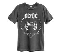 Amplified Men's For Those About To Rock AC DC T-Shirt in Charcoal | Size: Medium Amplified Charcoal M