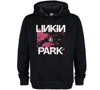 Amplified Men's From Zero Camo Spill Linkin Park Hoodie in Black | Size: XS Amplified Black XS